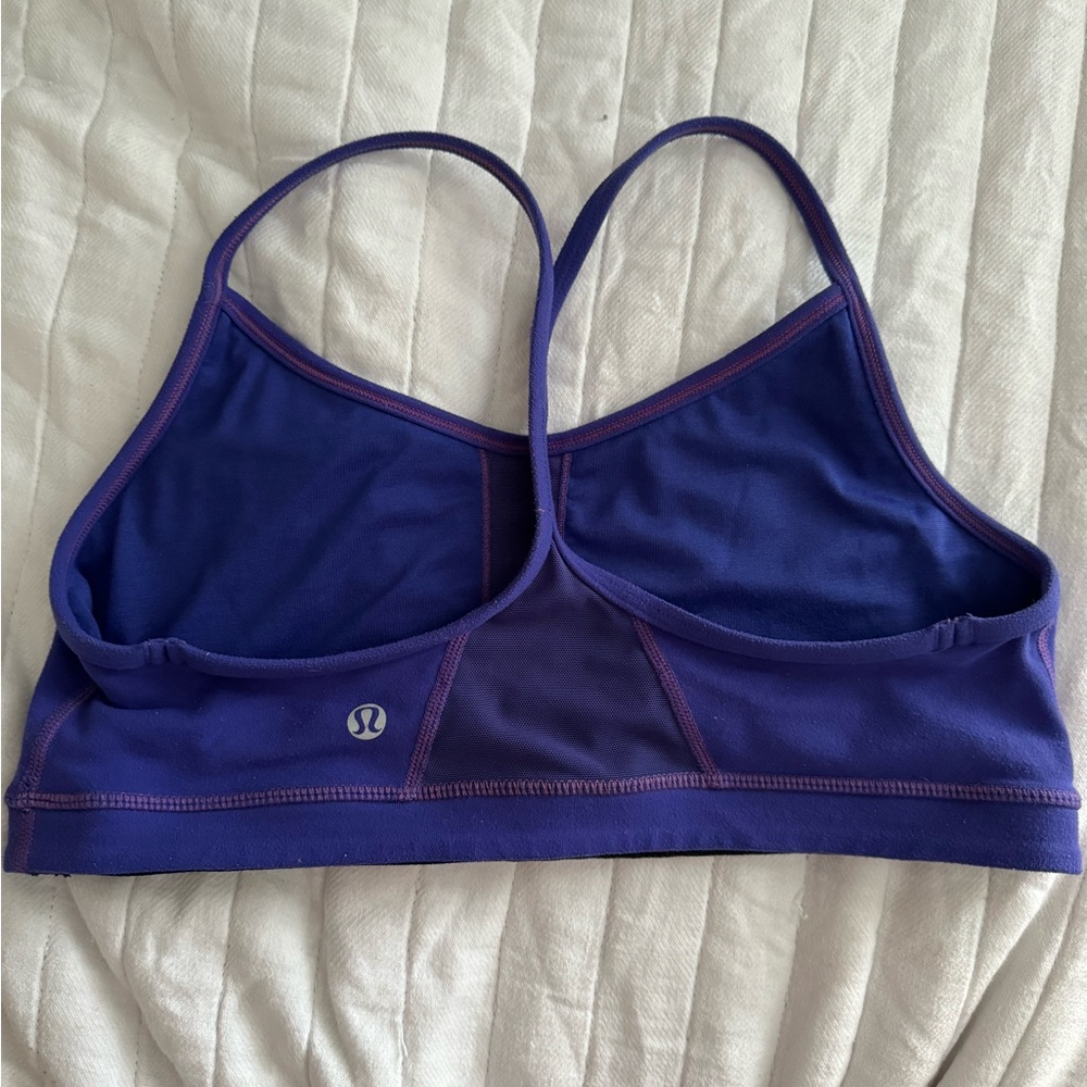 Dark Purple Lululemon Size 8 Sports Bra